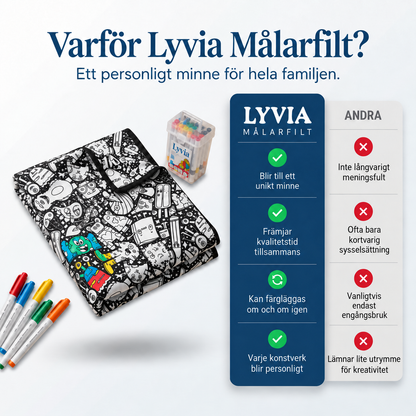 Lyvia Målarfilt – Skapa ett minne som består